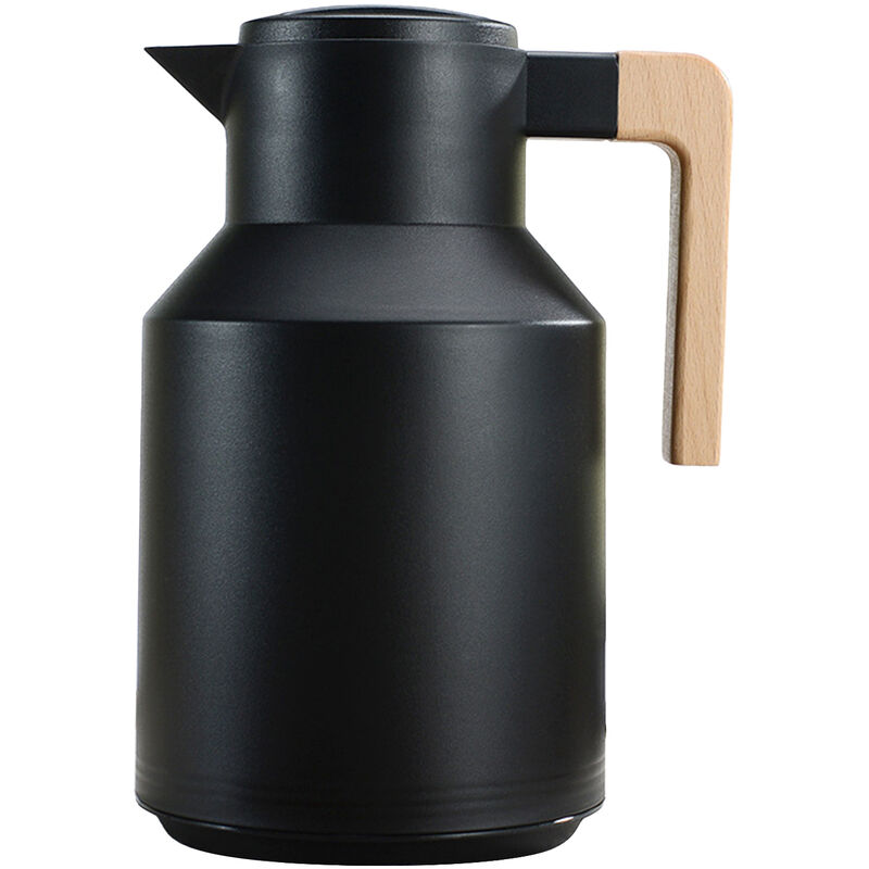 Jarra Térmica De Café De 1 L, Jarra Térmica De Doble Pared, Termo Con Mango De Madera, Hervidor De Agua, Termo Aislado, Jarra De Té Para Mantener El En Oferta Jarra Térmica De Café De 1 L, Jarra Térmica De Doble Pared, Termo Con Mango De Madera, Hervidor De Agua, Termo Aislado, Jarra De Té Para Mantener El