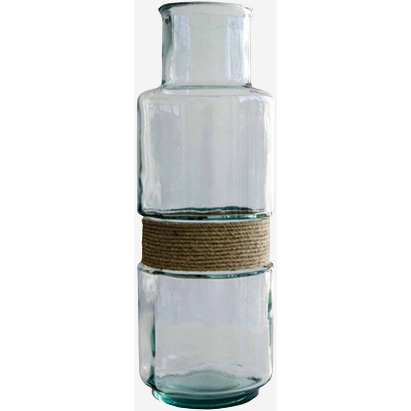 

Jarrón aba transparente 45 cm con cuerda