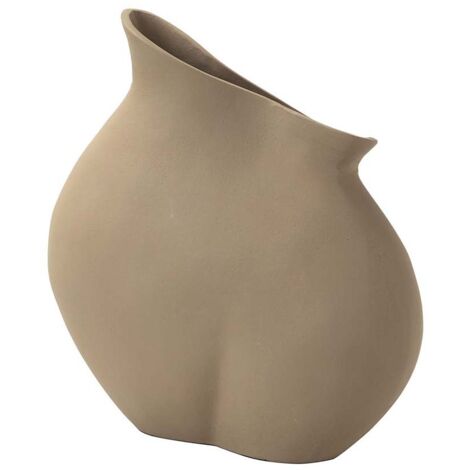 Jarron Aluminio Beige 26X14X28 Cm