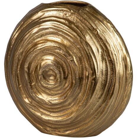 Jarron Aluminio Dorado 32X14X29 Cm
