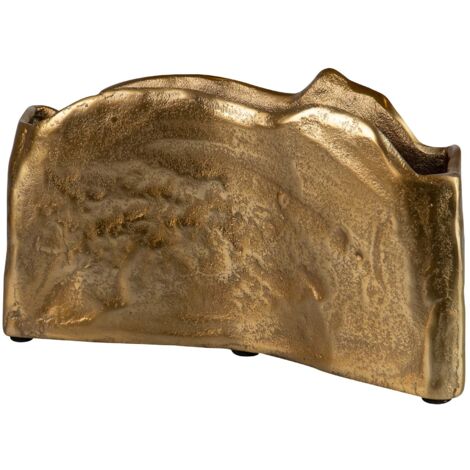 Jarron Aluminio Dorado 37X11X20 Cm