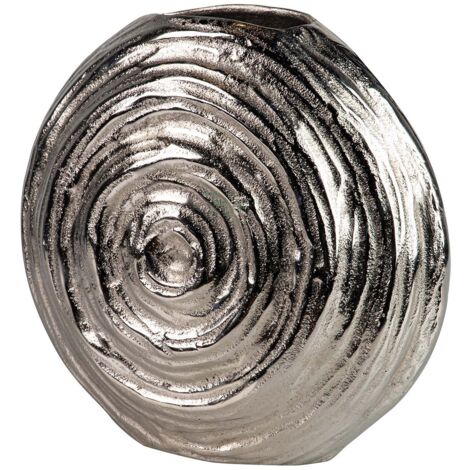 Jarron Aluminio Plateado 32X14X29 Cm