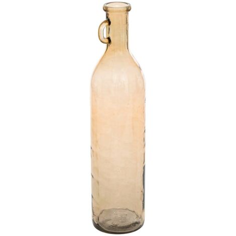 Jarrón botella de vidrio Yana Rosa claro H75cm - Atmosphera créateur d'intérieur
