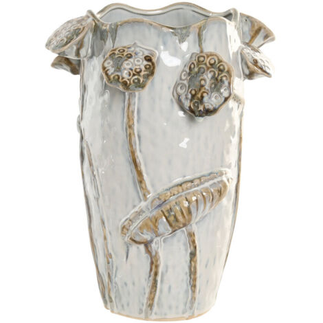 Jarron Ceramica 27X27X35 Blanco
