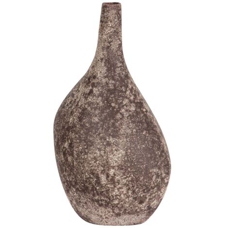 Jarron Ceramica Marron 25X20X42 Cm