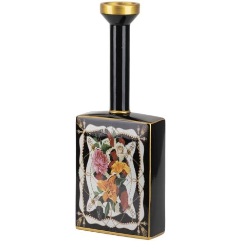 Jarron Ceramica Serpientes 18X7X41 Cm
