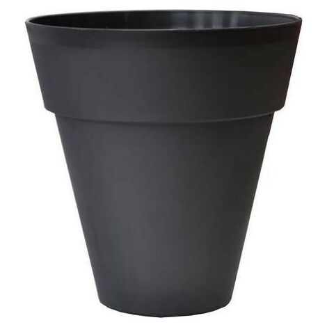 Jarrón cónico Dallas  Gris paloma - 35 cm