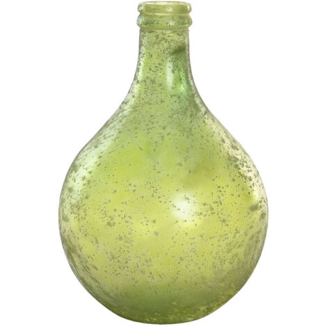 Jarron Cristal Reciclado 29X29X43 12L, Desgastado