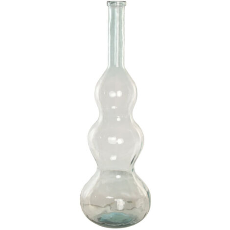 Jarron Cristal Reciclado 33X33X100 Transparente