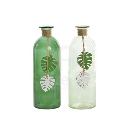 JARRON CRISTAL TROPICAL - 9X27 CM