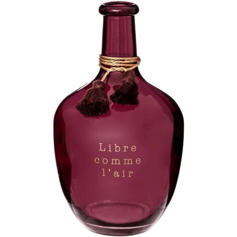 Jarrón Dame Jeanne Gypsy - vidrio - H31 cm - Atmosphera créateur d'intérieur