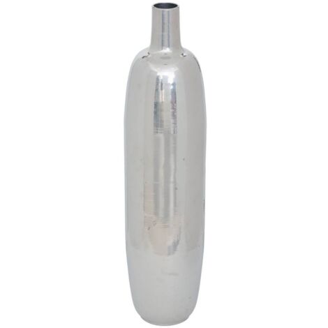 Jarrón de acero Reso 19x19x79cm Plata - Atmosphera créateur d'intérieur