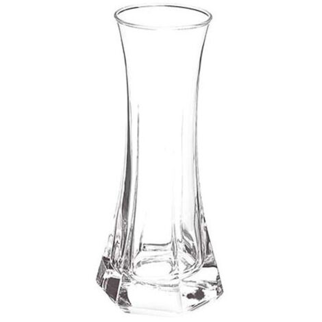 Jarrón de flores de cristal Capitol 7 cm de alto 15 cm Bormioli