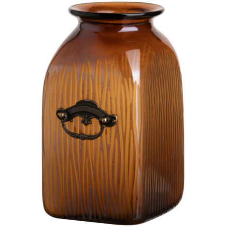 Jarron Decoracion Cristal 19X16X28 Cm
