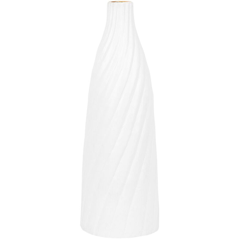 

Beliani - Jarrón blanco 45 cm FLORENTIA