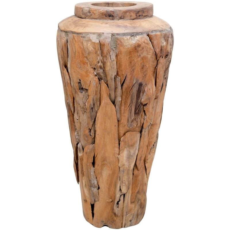

Jarrón decorativo de madera maciza de teca 40x60 cm