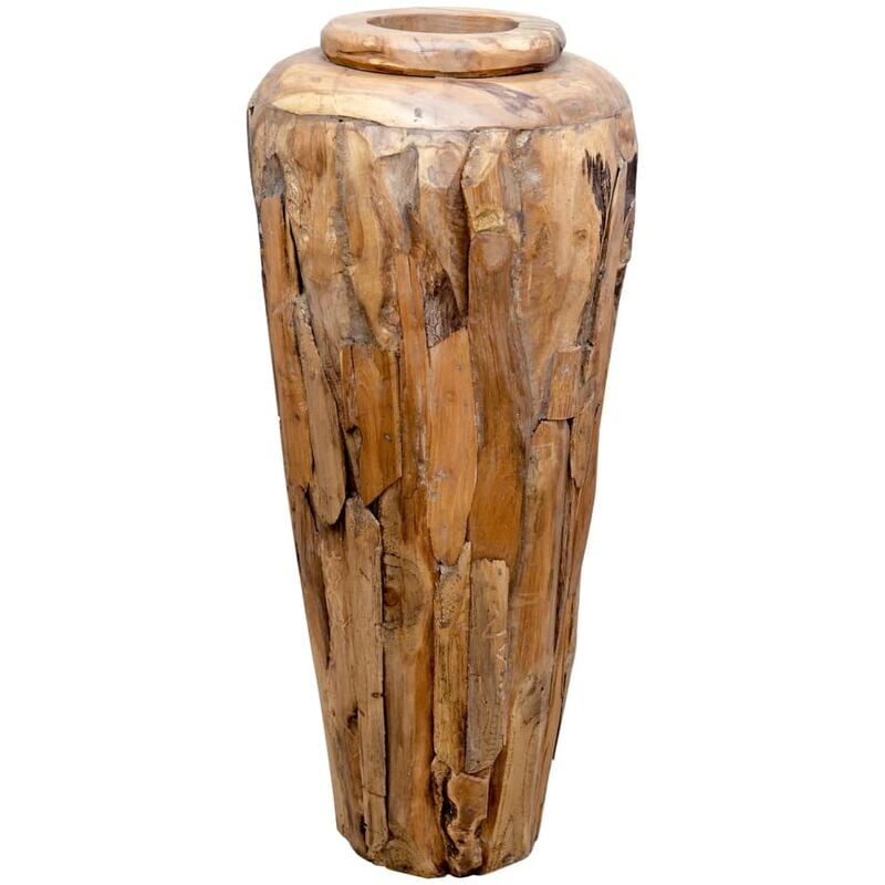 

Jarrón decorativo de madera maciza de teca 40x80 cm