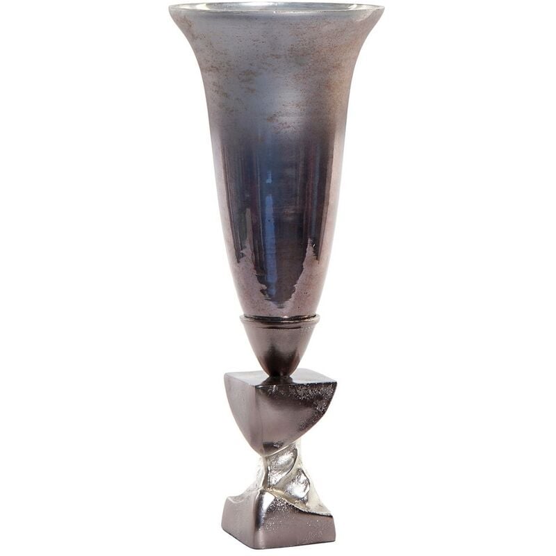 

Jarrón DKD Home Decor Aluminio Cristal Plateado (19.5 x 19.5 x 49 cm)