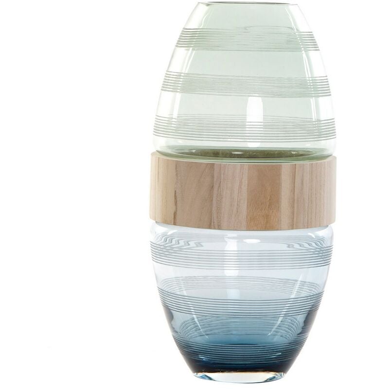 

Jarrón DKD Home Decor Azul Menta Madera Cristal Moderno (18 x 18 x 36 cm)