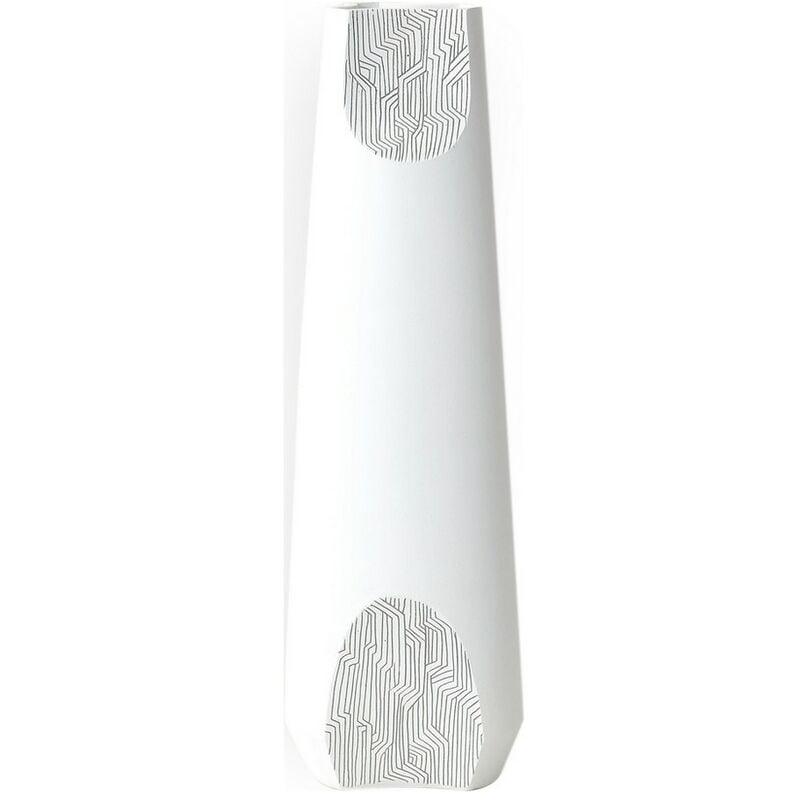 

Jarrón DKD Home Decor Blanco Resina Abstracto (19 x 19 x 60 cm)
