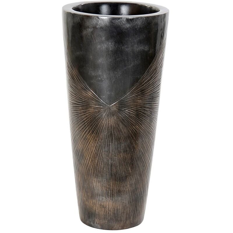 

Jarrón DKD Home Decor Gris oscuro Fibra Moderno (33.5 x 33.5 x 71 cm)