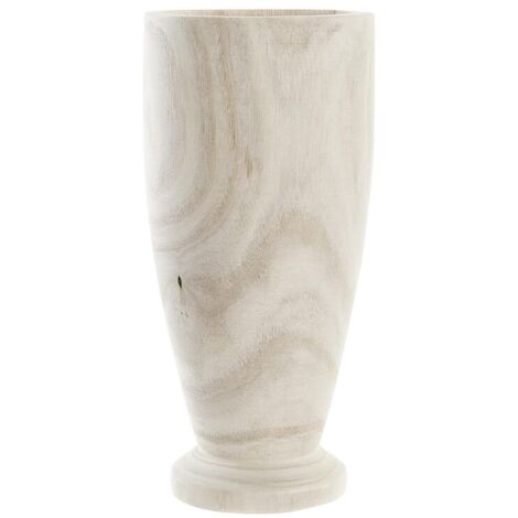 Jarrón DKD Home Decor Marrón Natural 12 x 12 x 25 cm