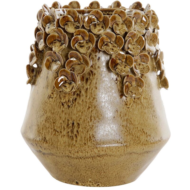 

Jarrón DKD Home Decor Ocre Gres (18 x 18 x 20 cm)