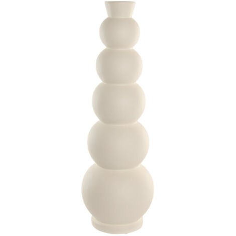 Jarron Fibra Vidrio 26X26X81 Blanco