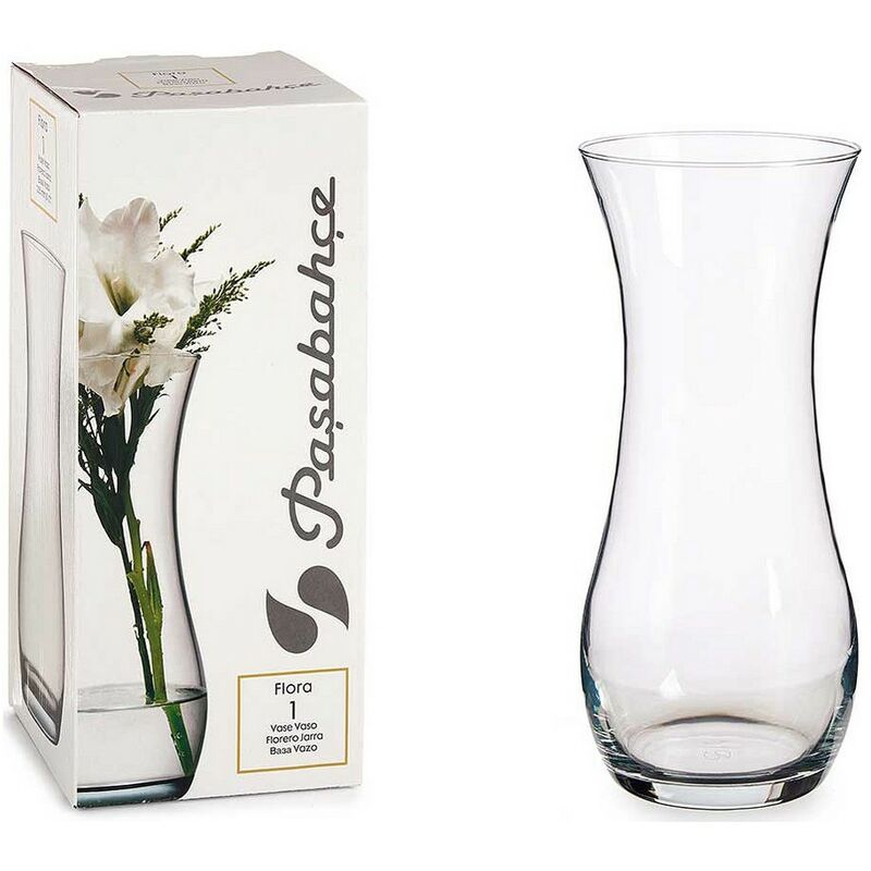 

BHD - Jarrón Flora Transparente Vidrio (11 x 25,5 x 11 cm)