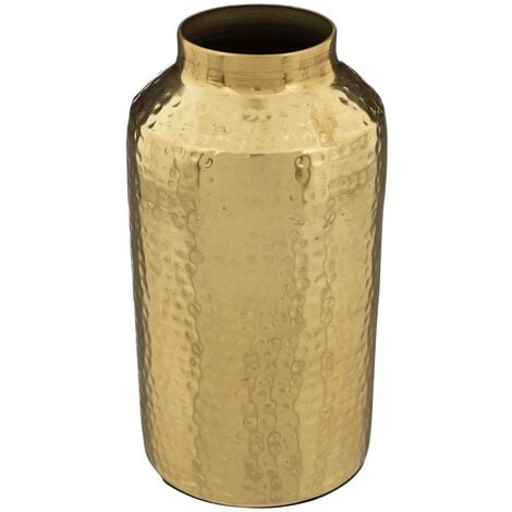 Jarrón Gold Metal - dorado - H19 cm - Atmosphera créateur d'intérieur
