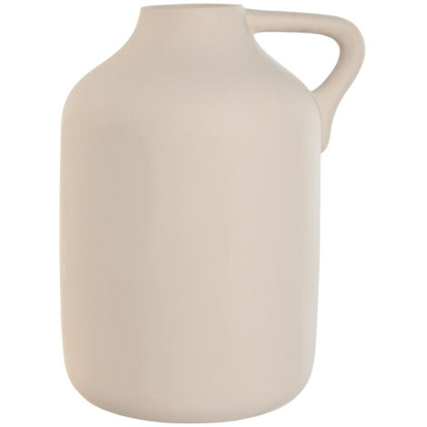 Jarron Gres 30X30X40 Asa Artesanal Beige