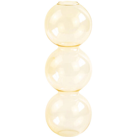 Jarrón hidropónico, vidrio artístico hidropónico, 130 g, 22,5 cm, decoración para el salón, rosa