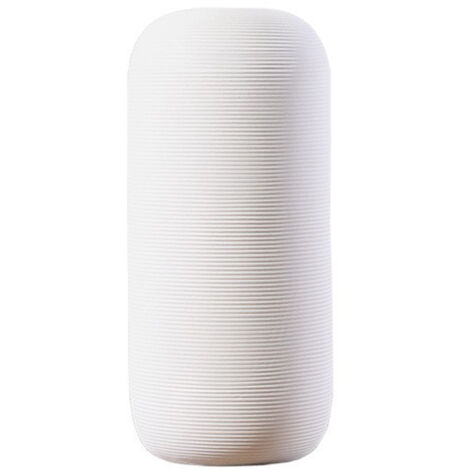 Jarrón HP005 de cerámica sin esmaltar para arreglos florales con flores secas.