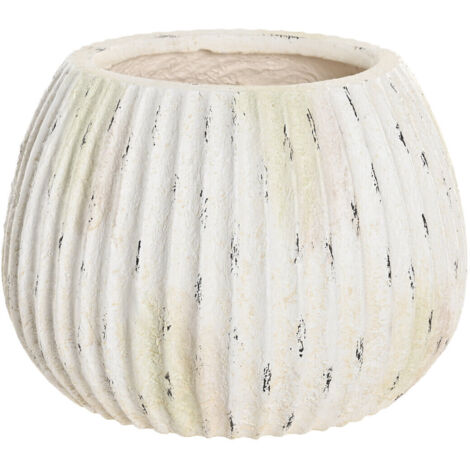 Jarron Magnesia 36X36X26 Blanco