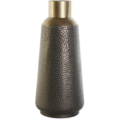 Jarron Metal 25X25X56,5 Gris Oscuro