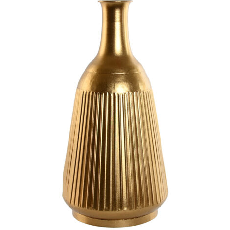 Jarron Metal 29X29X57,5 Dorado