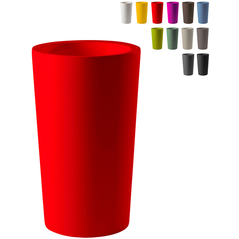 

Slide - Jarrón para diapositivas de gran diseño X-Pot 135 | Color: Rojo