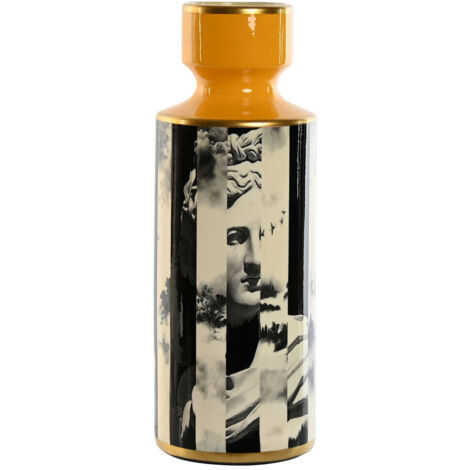 Jarron Porcelana 14X14X39,5 Amarillo