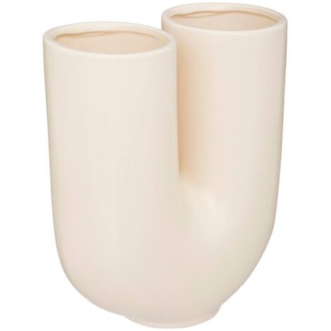 Jarrón Rivi Cerámica - beige - H29 -5 cm - cerámica - H30 cm - Atmosphera créateur d'intérieur
