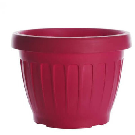 Jarrón Terra D 40 cm rojo coral