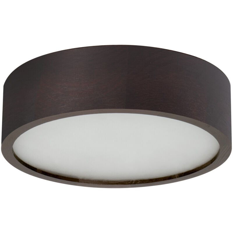Kanlux - Plafonnier à Culot 1 x E27 rond ∅275mm Wengé