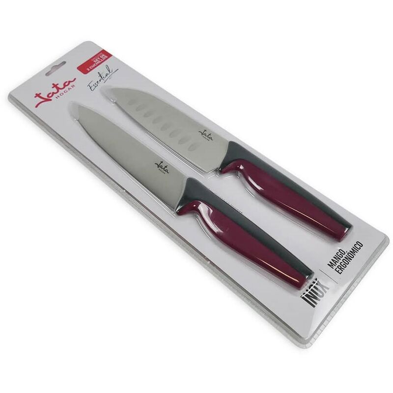 

2 cuchillos cocina y santoku essential - Jata