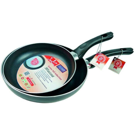 JATA sartenes mauna 20&4324 cm  lote 2 , Sartenes Mauna 20&4324cm. -Marca: Jata. -Set de dos sartenes, diámetros 20 y 24 cmFondo difusor Full Induction. -Recubrimiento antiadherent