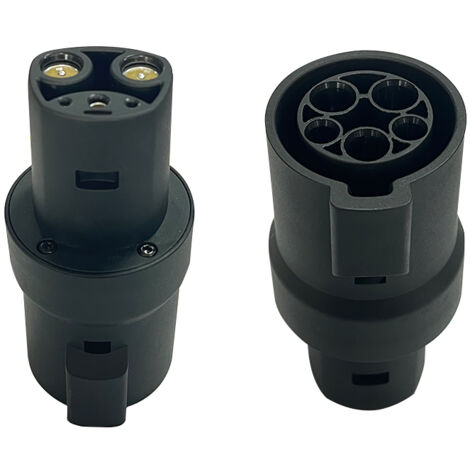 JATRHG Adaptateur de Chargement de Type 1 (J1772) vers Tesla 80A / 250V AC, Compatible avec Chargeur Mobile Tesla, Offrant une Charge Rapide pour les Modèles Tesla 3/Y/X/S