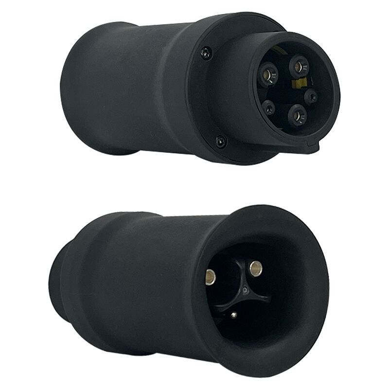 Adaptateur de Tesla vers Type 1, Adaptateur de Charge Tesla Sécurisé Compatible avec les Véhicules Électriques de type 1 (J1772), Jusqu'à 80A 250V,