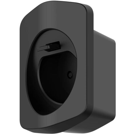 JATRHG Wandhalterung für Typ-2-Ladekabel und Elektroauto-Ladegerät mit IEC 62196-2-Anschluss/EV-Kabelaufbewahrung und Ladestation/Schwarz