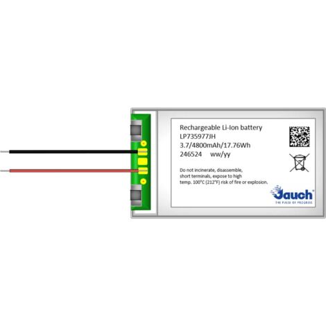 Jauch Quartz LP735977JH Batteria ricaricabile speciale Prismatica con cavo Li-Ion 3.7 V 5000 mAh 1 pz.
