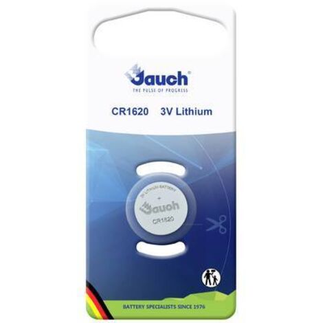 Jauch Quartz Pile bouton CR 1620 3 V 1 pc(s) 75 mAh lithium S528532