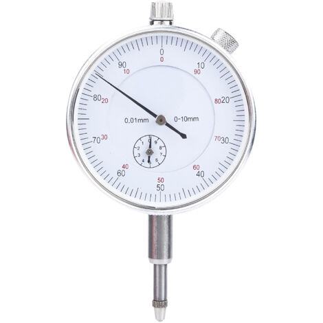 Jauge à cadran mécanique 0‑10mm, indicateur de test avec échelle 0.01mm, outil de mesure de précision