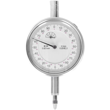 Jauge comparateur 0‑1mm précision 0.001mm en alliage d'aluminium pour mesures industrielles